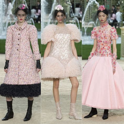 chanel spring 2018 haute couture|Chanel haute couture colors.